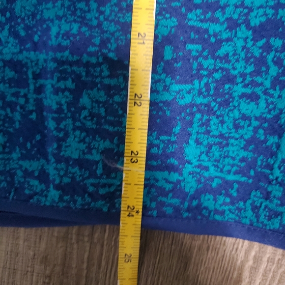 Navy & Teal Lightweight KNIT Button-up Cardigan Style Women's Size 20W - Picture 11 of 12